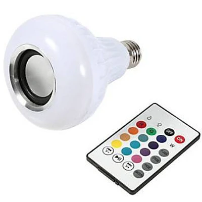 Bec led cu difuzor Bluetooth si telecomanda Bec led cu difuzor Bluetooth si telecomanda