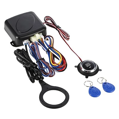 Buton de pornire vehicul buton de pornire cu alarma auto si sistem antifurt Buton de pornire vehicul buton de pornire cu alarma auto si sistem antifurt