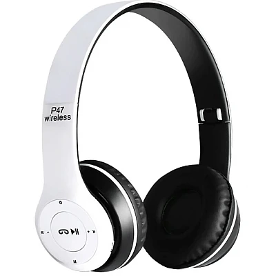 CASTI AUDIO FARA FIR OVER-EAR P47 CU BLUETOOTH SI RADIO CASTI AUDIO FARA FIR OVER-EAR P47 CU BLUETOOTH SI RADIO