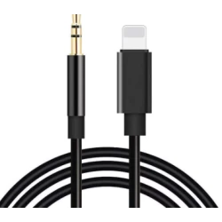 Cablu/Adaptor Iphone - Audio AUX 3.5 Mm 1m Cablu/Adaptor Iphone - Audio AUX 3.5 Mm 1m