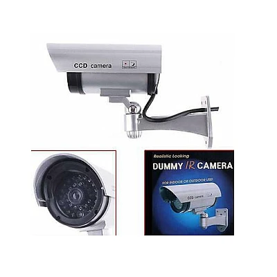 Camera Falsa Dummy de supraveghere cu LED IR Rosu Camera Falsa Dummy de supraveghere cu LED IR Rosu