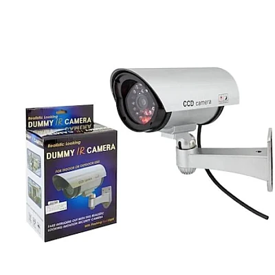 Camera Falsa Dummy de supraveghere cu LED IR Rosu Camera Falsa Dummy de supraveghere cu LED IR Rosu