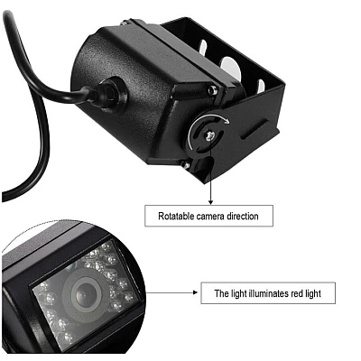 Camera Retrovizoare 18 LED DC 12 V