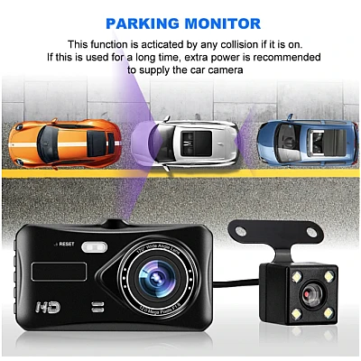 Camera Dvr Auto Dual Fata / Spate 1080P Full HD 170 Grade Camera Dvr Auto Dual Fata / Spate 1080P Full HD 170 Grade