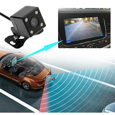 Camera auto marsarier cu 4 LEDURI Camera auto marsarier cu 4 LEDURI