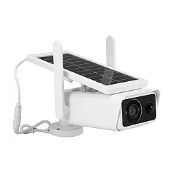 Camera de supraveghere Wifi wireless cu panou solar 2 LED 1080P