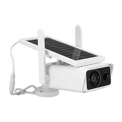 Camera de supraveghere Wifi wireless cu panou solar 2 LED 1080P Camera de supraveghere Wifi wireless cu panou solar 2 LED 1080P