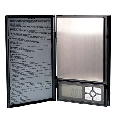 Cantar din plastic pentru bijuterii model notebook Cantar din plastic pentru bijuterii model notebook