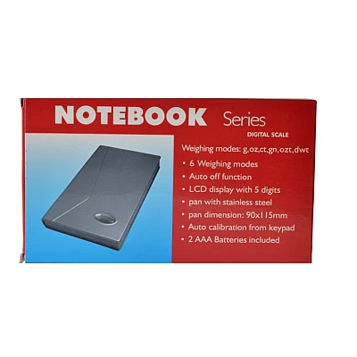 Cantar din plastic pentru bijuterii model notebook Cantar din plastic pentru bijuterii model notebook