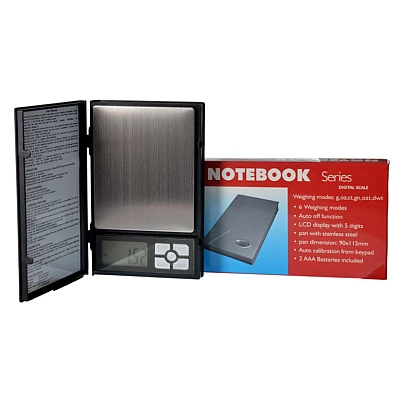 Cantar din plastic pentru bijuterii model notebook Cantar din plastic pentru bijuterii model notebook