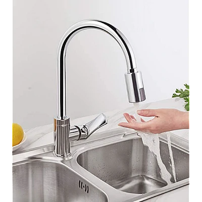 Cap robinet cu senzor de miscare functie economizor si aerator Cap robinet cu senzor de miscare functie economizor si aerator