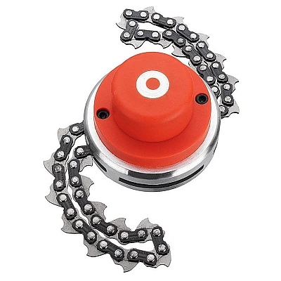 Cap tambur Portocaliu cu lant pentru motocoasa universal Cap tambur Portocaliu cu lant pentru motocoasa universal