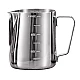 Cana din inox cu gradatie pentru spumare cu maner 350 ml