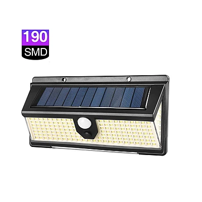 Lampa solara de perete CL S190 senzor de miscare 190SMD