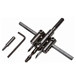 Carota/Burghie pentru lemn reglabila  D 30 - 120 mm 