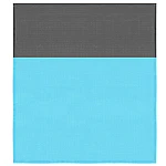 Cearsaf de plaja cu geanta de transport 200x210cm albastru gri