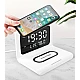 Ceas cu afisaj digital si alarma cu statie de incarcat wireless si incarcare rapida. Ceas cu afisaj digital si alarma cu statie de incarcat wireless si incarcare rapida.