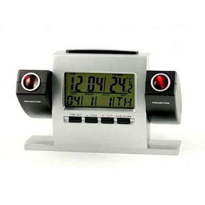 Ceas de camera cu functii multiple afisaj LCD cu doua proiectoare DS-503 Ceas de camera cu functii multiple afisaj LCD cu doua proiectoare DS-503
