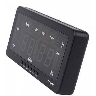 Ceas digital LED CX-2158 cu functie de alarma data temperatura Ceas digital LED CX-2158 cu functie de alarma data temperatura