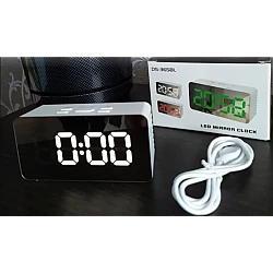 Ceas digital led mirror clock DS-3658L afisaj ALB