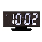 Ceas digital led mirror clock cu afisaj ALB  DS-3618L