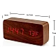Ceas digital lemn VST-862 MARO LED cu Led ROSU Alarma si Termometru Ceas digital lemn VST-862 MARO LED cu Led ROSU Alarma si Termometru