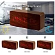 Ceas digital lemn VST-862 MARO LED cu Led ROSU Alarma si Termometru Ceas digital lemn VST-862 MARO LED cu Led ROSU Alarma si Termometru