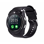 Ceas inteligent SmartWatch V8 cu Bluetooth NEGRU
