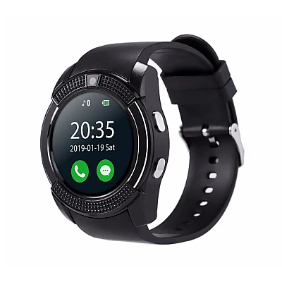 Ceas inteligent SmartWatch V8 cu Bluetooth NEGRU Ceas inteligent SmartWatch V8 cu Bluetooth NEGRU