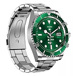 Ceas Smartwatch Bratara ARGINTIE Otel Inoxidabil Bluetooth VERDE