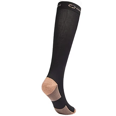 Ciorapi compresivi pentru alergare atletism sarcina calatorii Unisex Negru L/XL