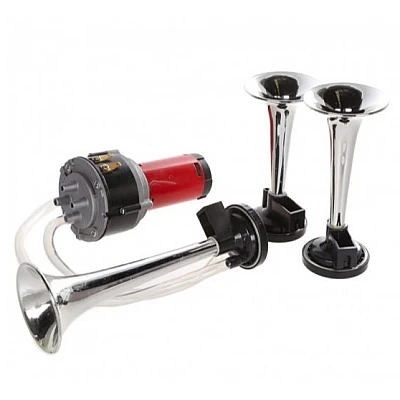 Claxon Auto 12v cu 3 Goarne si Compresor Claxon Auto 12v cu 3 Goarne si Compresor