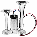 Claxon Chrome SL 1020 cu 2 goarne si compresor putere 12V