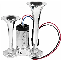 Claxon Chrome SL 1020 cu 2 goarne si compresor putere 12V
