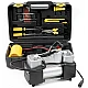 Compresor auto 12V cu trusa completa pentru pene si avarii Compresor auto 12V cu trusa completa pentru pene si avarii