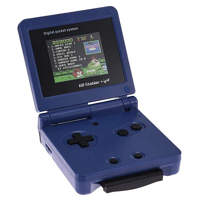 Consola de jocuri retro GB Station Light ALBASTRA