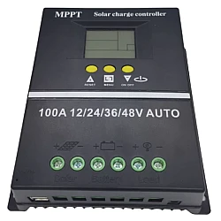 Controler solar 12V/24V/36V/48V 100A display LCD cu 7 moduri de functionare