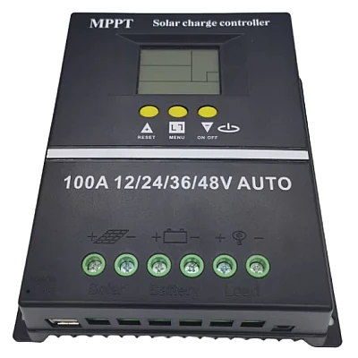 Controler solar 12V/24V/36V/48V 100A display LCD cu 7 moduri de functionare Controler solar 12V/24V/36V/48V 100A display LCD cu 7 moduri de functionare