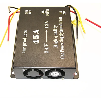 Convertor Auto 45A pentru Tensiune 24V - 12V Convertor Auto 45A pentru Tensiune 24V - 12V