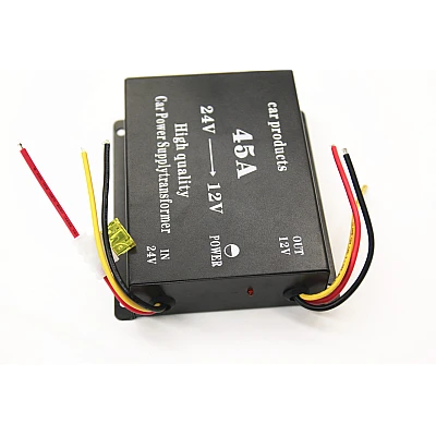Convertor Auto 45A pentru Tensiune 24V - 12V Convertor Auto 45A pentru Tensiune 24V - 12V