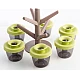 Copacel Spice Rack cu 6 recipiente pentru condimente + suport inclus Copacel Spice Rack cu 6 recipiente pentru condimente + suport inclus