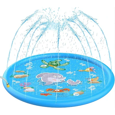 Covoras de joaca gonflabil cu fantana 170 cm Covoras de joaca gonflabil cu fantana 170 cm