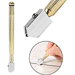 Creion Diamant Taiere Sticla Metal Profesional OR