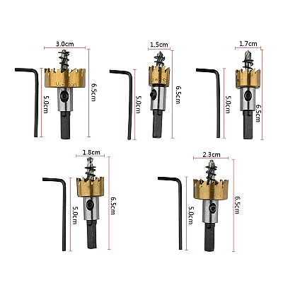 Cutie 5 freze pentru metal 16-30mm Cutie 5 freze pentru metal 16-30mm