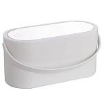 Cutie organizator depozitare farduri pentru calatorie cu oglinda cosmetica