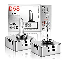 Set 2 Becuri Xenon D5S putere 55W culoare 6000k +220% pentru Faruri Auto 9000 Lumeni