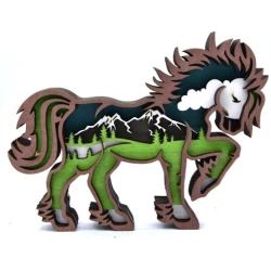 Decoratiune interioara luminoasa forma cal Decoratiune interioara luminoasa forma cal