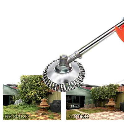 Disc Perie Sarma pentru Motocoasa de Umar 200mm 8" Disc Perie Sarma pentru Motocoasa de Umar 200mm 8"