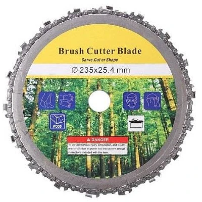 UB Disc cu Lant 235X254 Mm pentru Flex sau Polizor Unghiular UB Disc cu Lant 235X254 Mm pentru Flex sau Polizor Unghiular