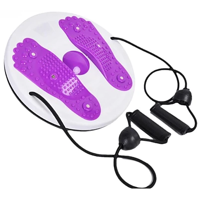 Disc rotativ de fitness cu corzi elastice Disc rotativ de fitness cu corzi elastice